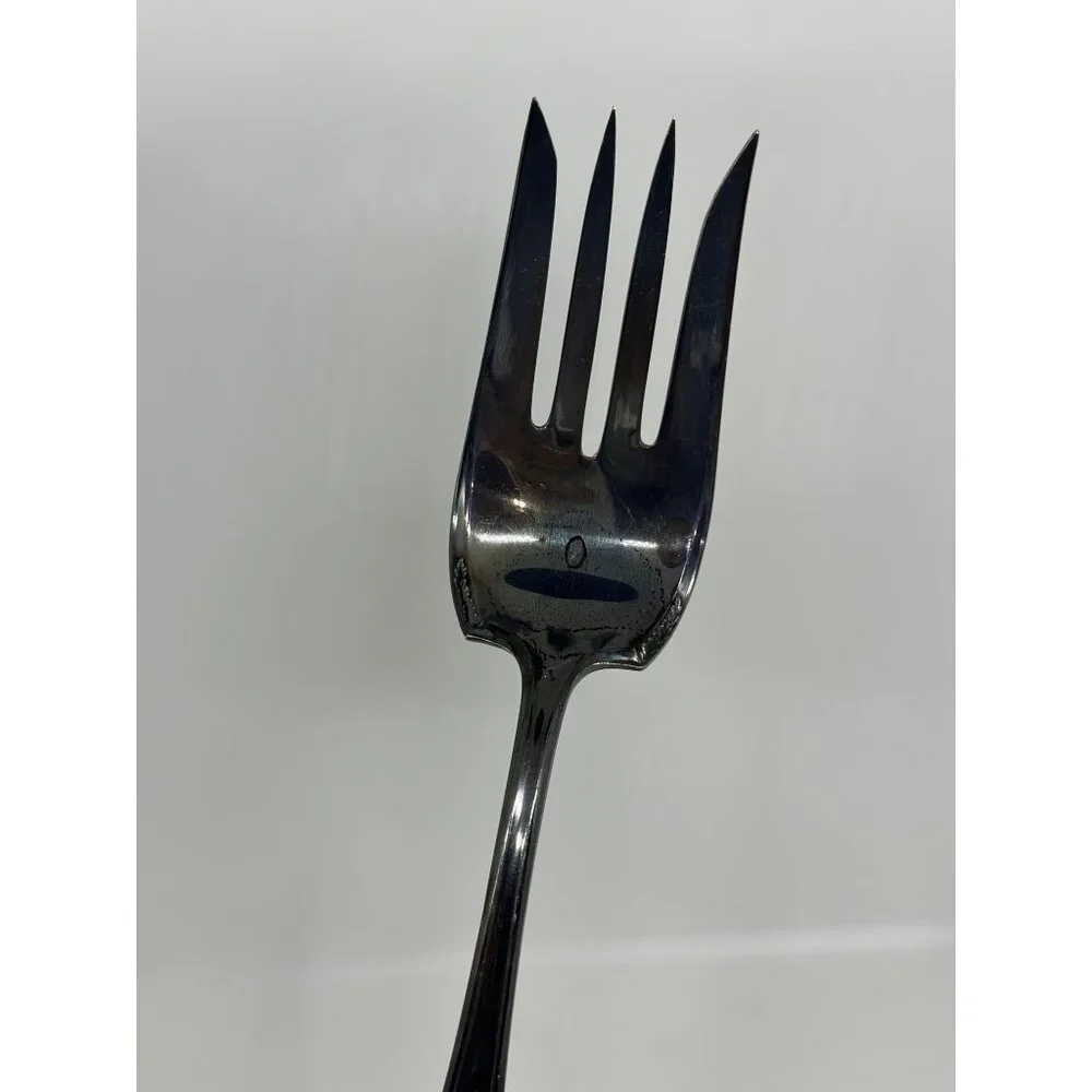 VTG 1847 Rogers Bros Silver Plated Dinner‎ Fork | Ornate Handle 8.5